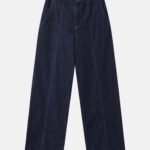 بنطلون نسائي دينيم Wide-Leg