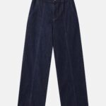 Women Denim Wide-Leg Trouser