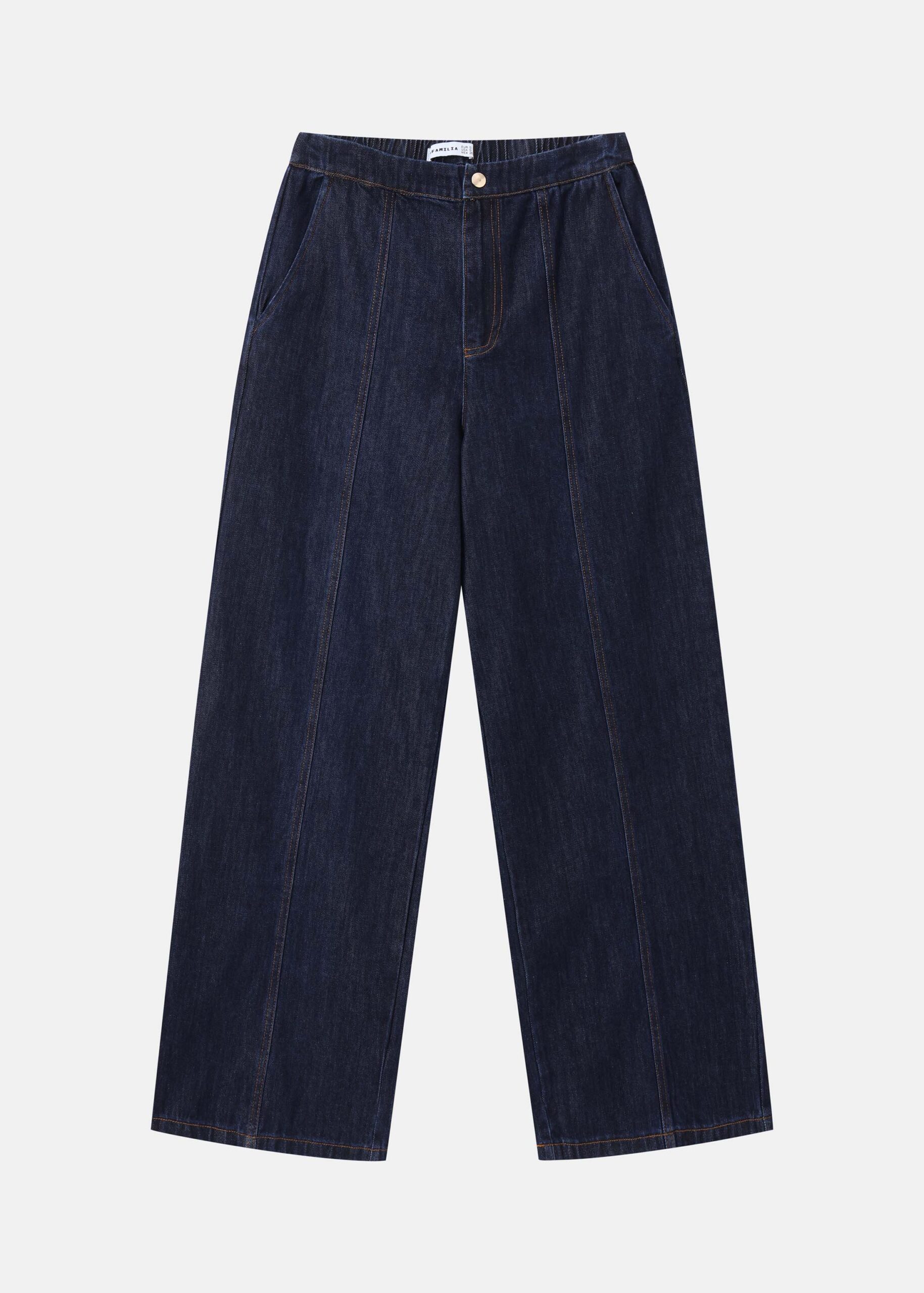 6226208019310-a Women Denim Wide-Leg Trouser - Image 1