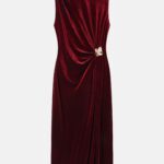 Women Velvet Sleeveless Dress