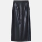 Women Leather Pencil Skirt