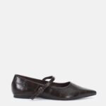 Women Croc-Embossed Ballerina