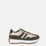 Women Lace-Up Suede Sneankers