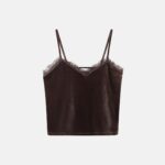 Women Velvet Sleeveless Top