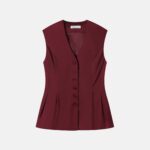 Women Satin Sleeveless Vest