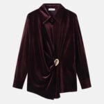 Women Velvet Blouse