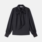 Women Tie Neck Blouse