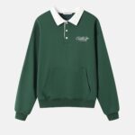 Women Shirt-Collar Sweatshirt