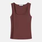 Women Square-Neckline Sleeveless Top