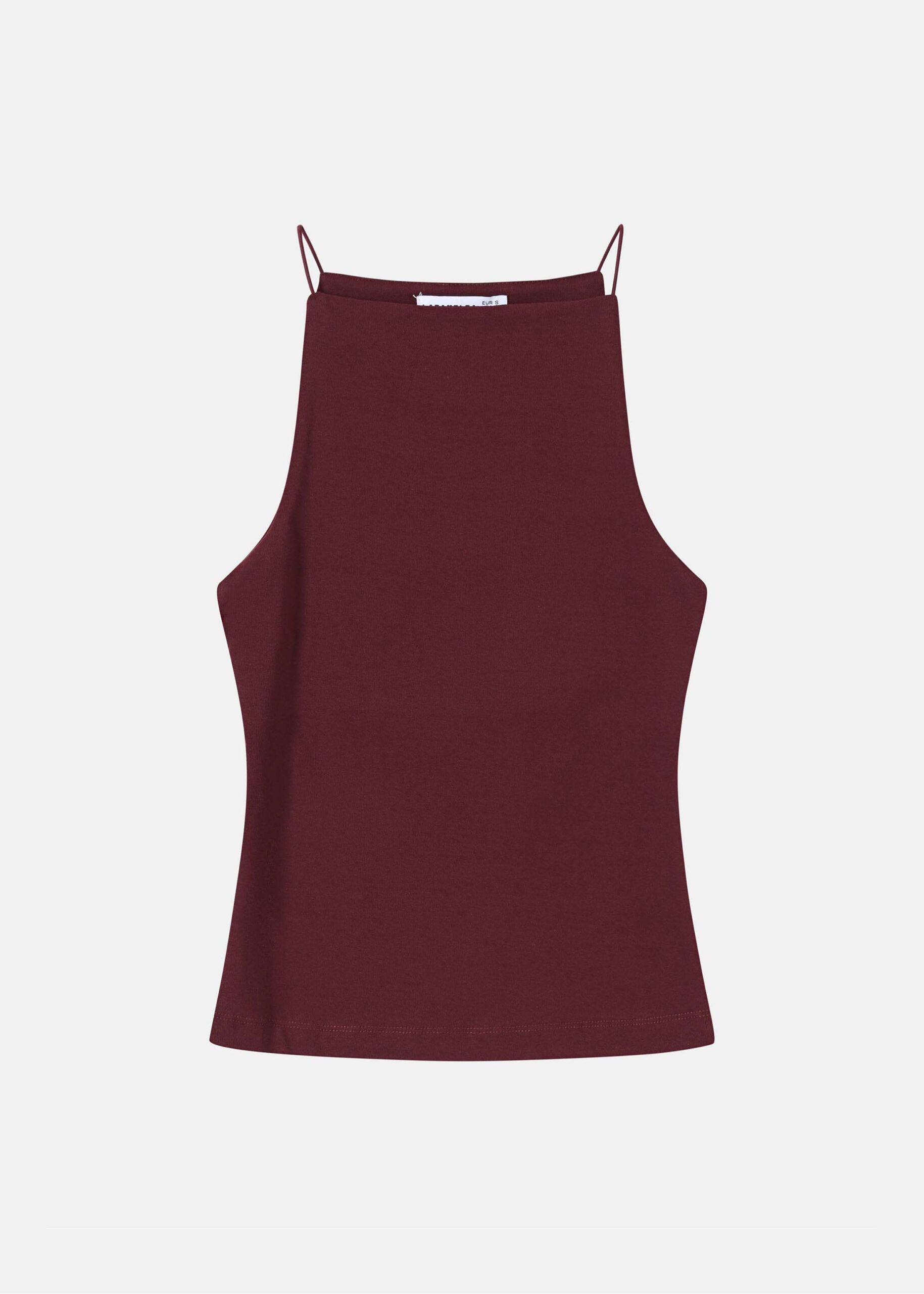 6226216013657-a Women Boat-Neck Sleeveless Top - Image 1