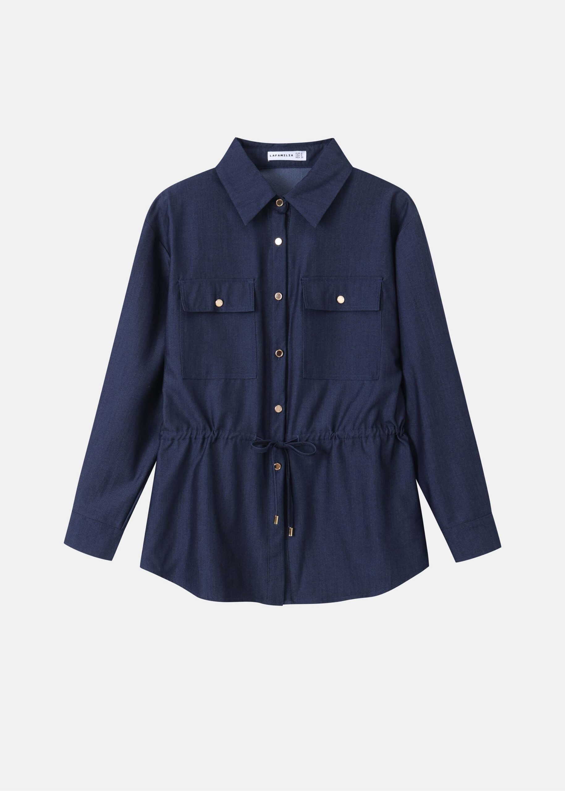 6226216017510-a Women Shirt With Flap Pockets - Image 1