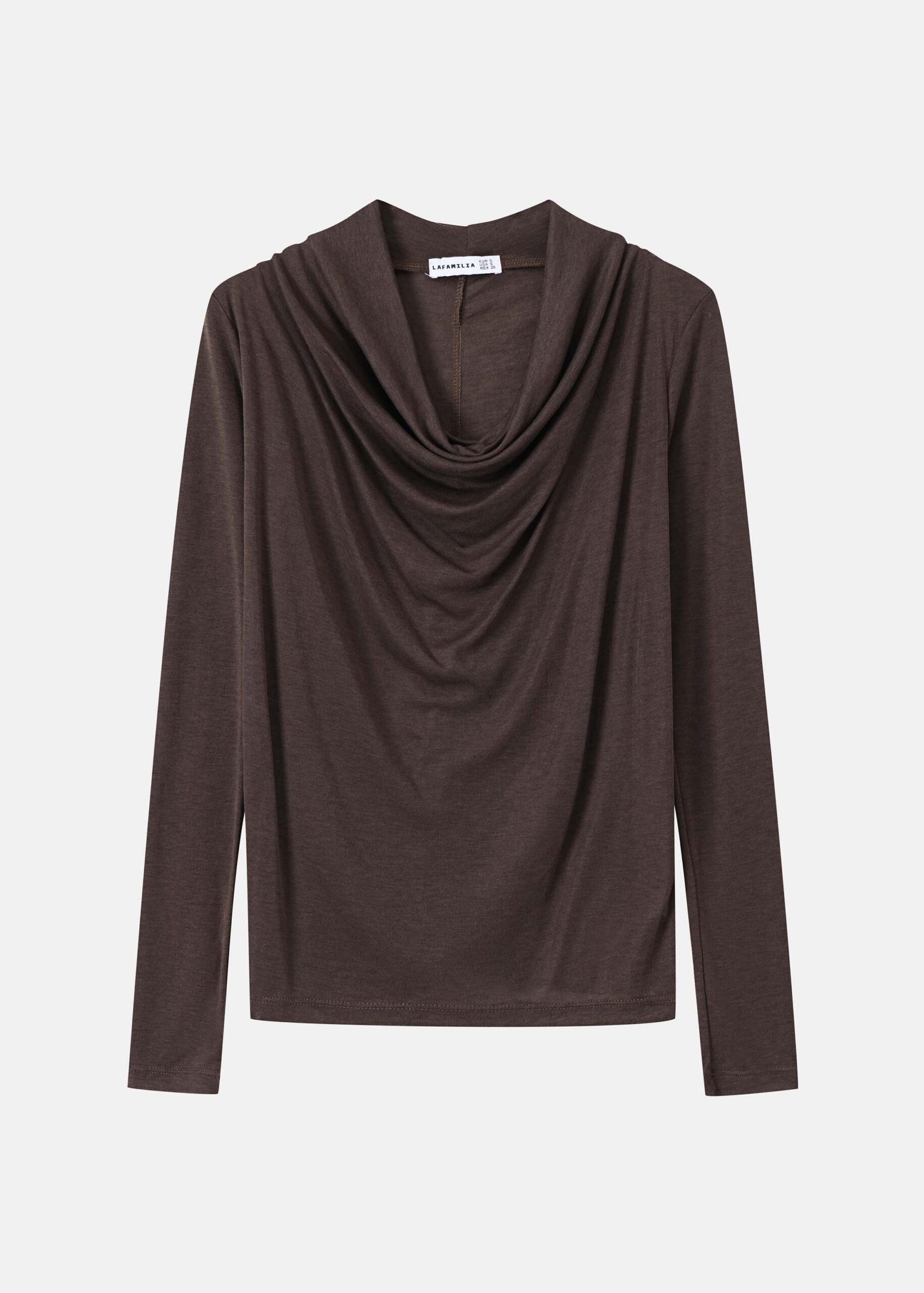 6226216018616-a Women Cowl-Neck Long-Sleeves Top - Image 1