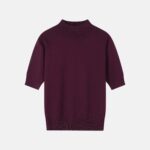 Women Short-Sleeves Knitted Top