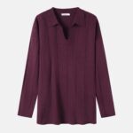 Women Polo-Neck Sweatshirt