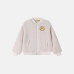 Kids Girl Fleece Textured Jacket