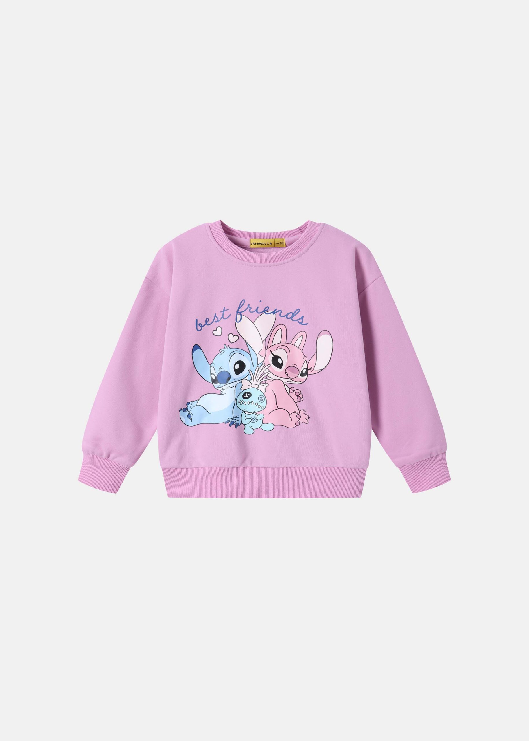 6226416016515-a Kids Girl "Stitch" Printed Sweatshirt - Image 1