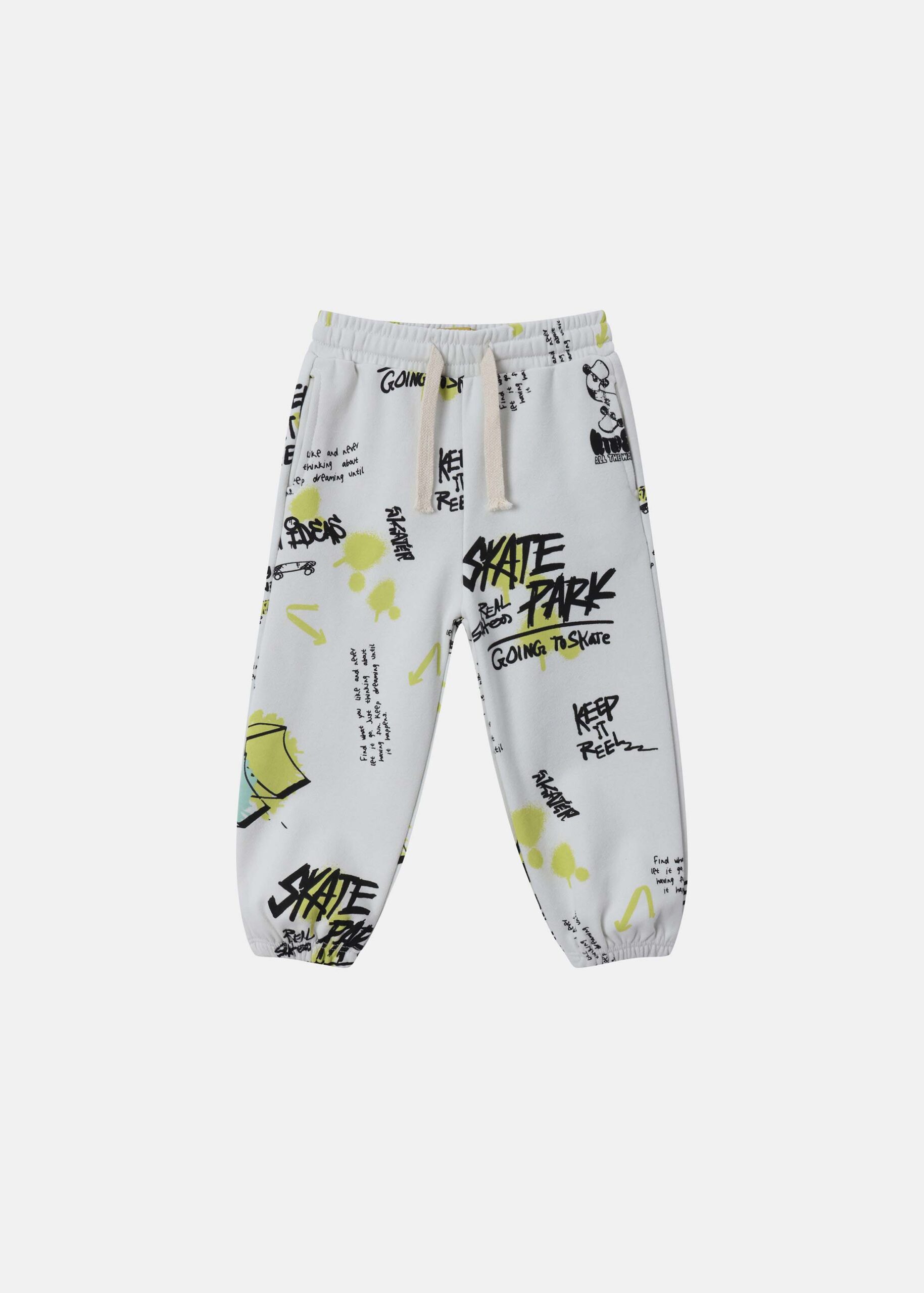 6226508014603-a Baby Boy Printed Sport Trouser - Image 1
