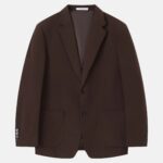Men Twill-Textured Blazer