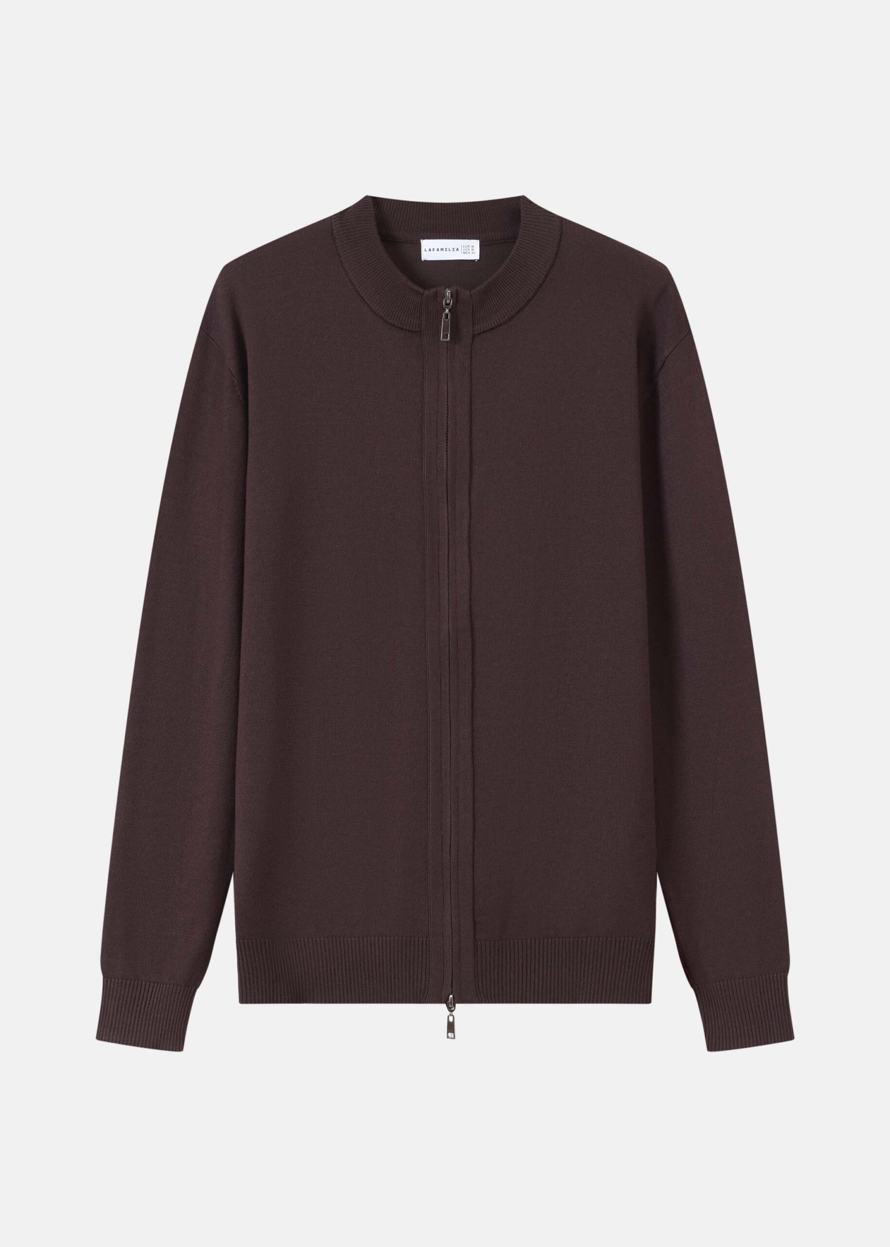 6226103011042-a Men Full-Zip Knit Sweater - Image 1