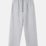 Men Sweatpants with Thin Piping