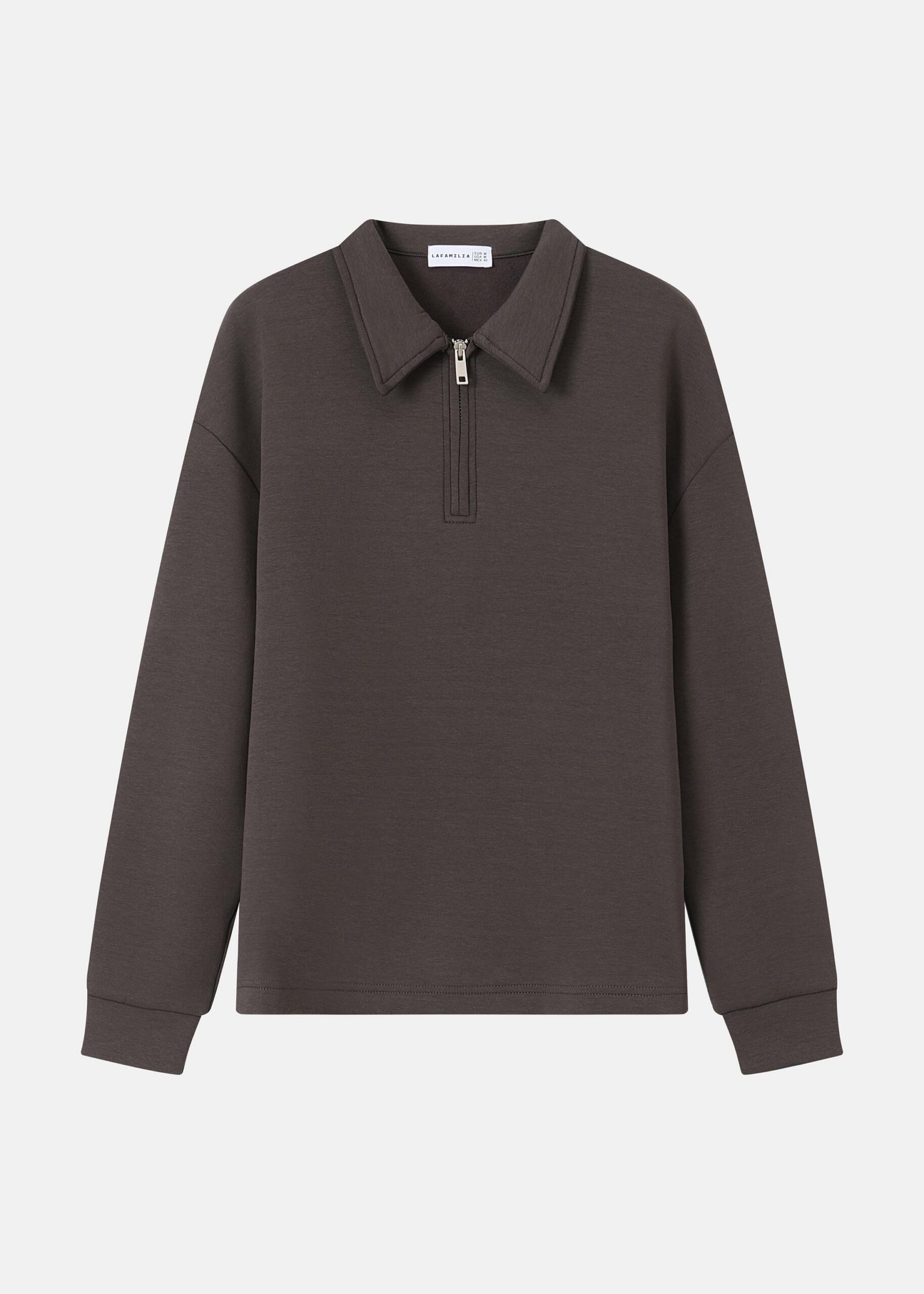 6226116006819-a Men Quarter-Zip Polo Sweatshirt - Image 1
