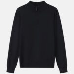 Men Half-Zip Knit Sweater