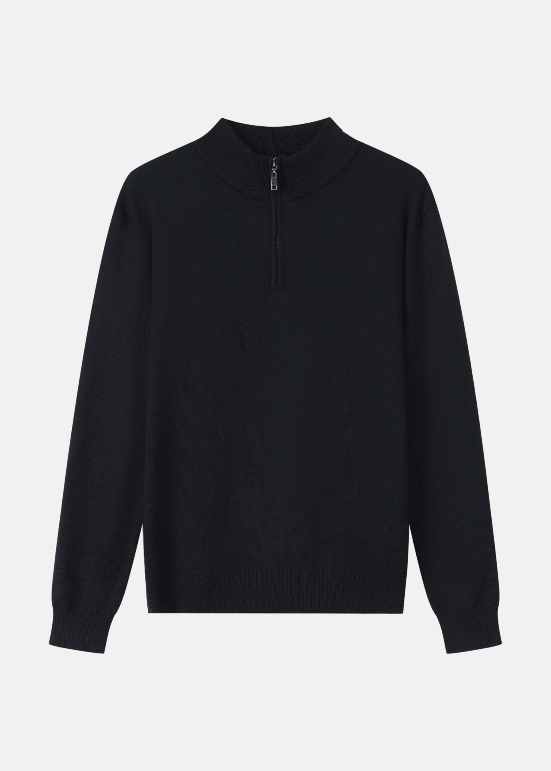 6226116011301-a Men Half-Zip Knit Sweater - Image 1