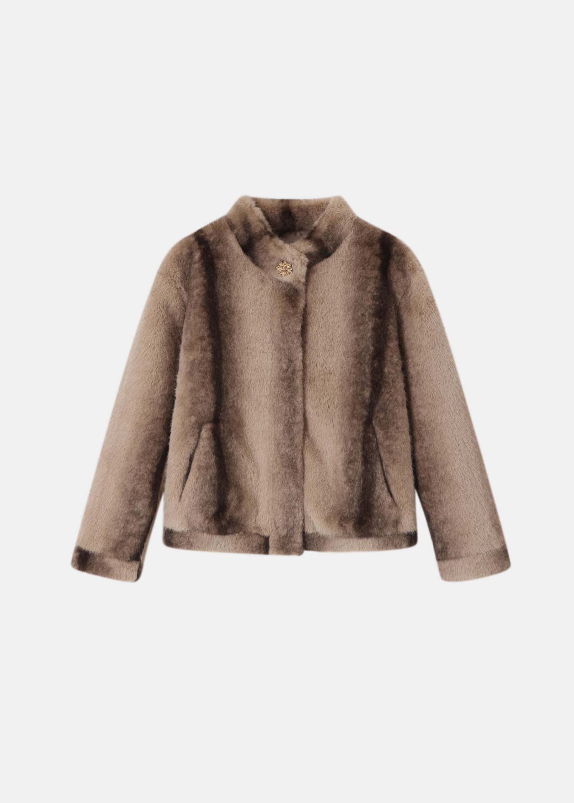 6226203028944-a Women Fur Jacket - Image 1