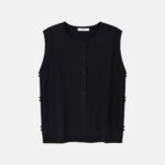 Women Buttoned Knitted Vest