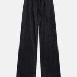 Women Elasticated Velvet Trouser