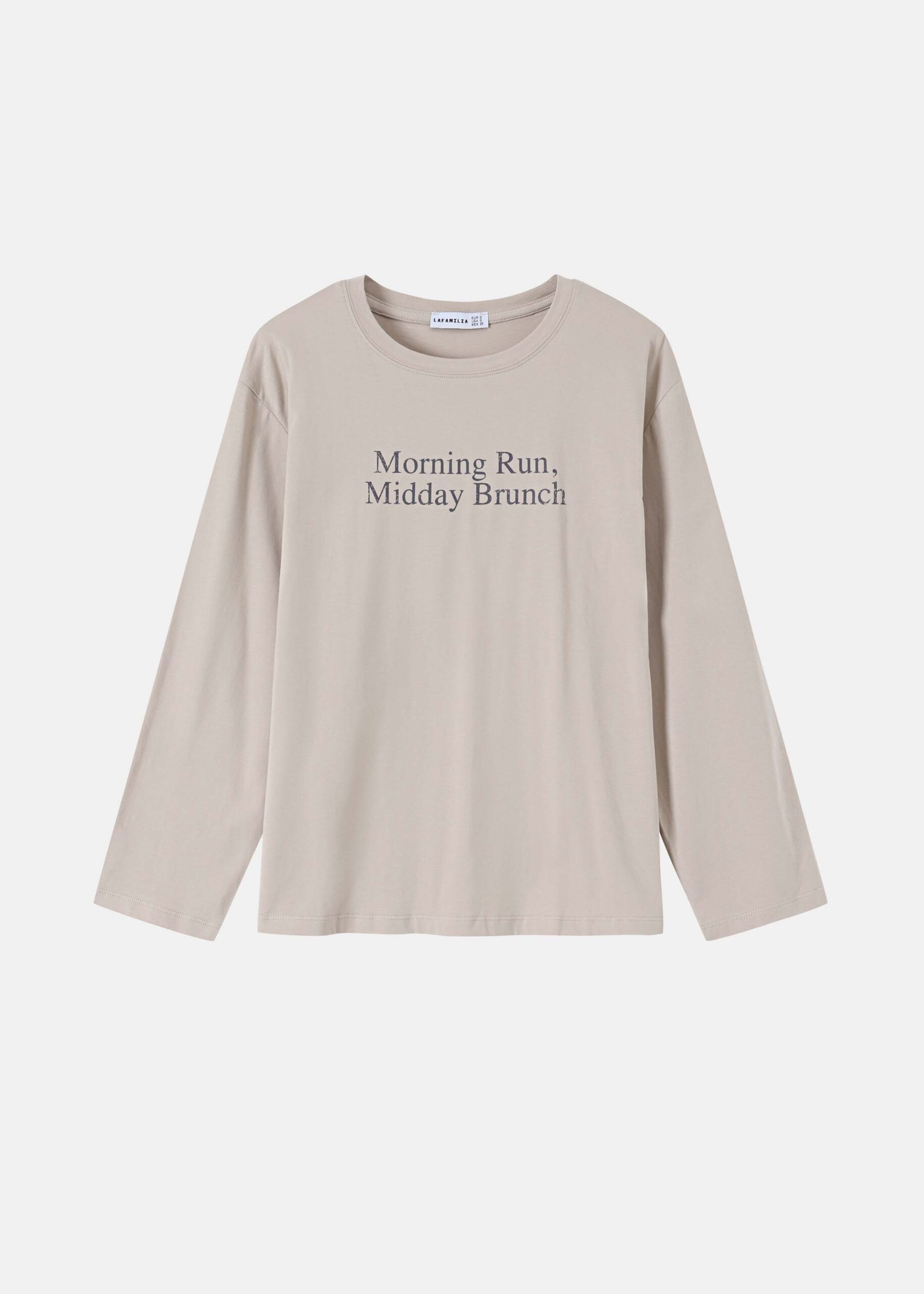 6226216015703-a Women Long-Sleeves Round-Neckline Printed T-Shirt - Image 1