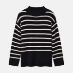 Women Striped Knitted Sweater