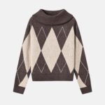 سويتر نسائي بنقش Argyle