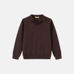 Kids Boy Long-Sleeve Knit Polo Shirt