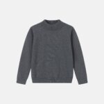 Kids Boy Mock-Neck Knit Blouse