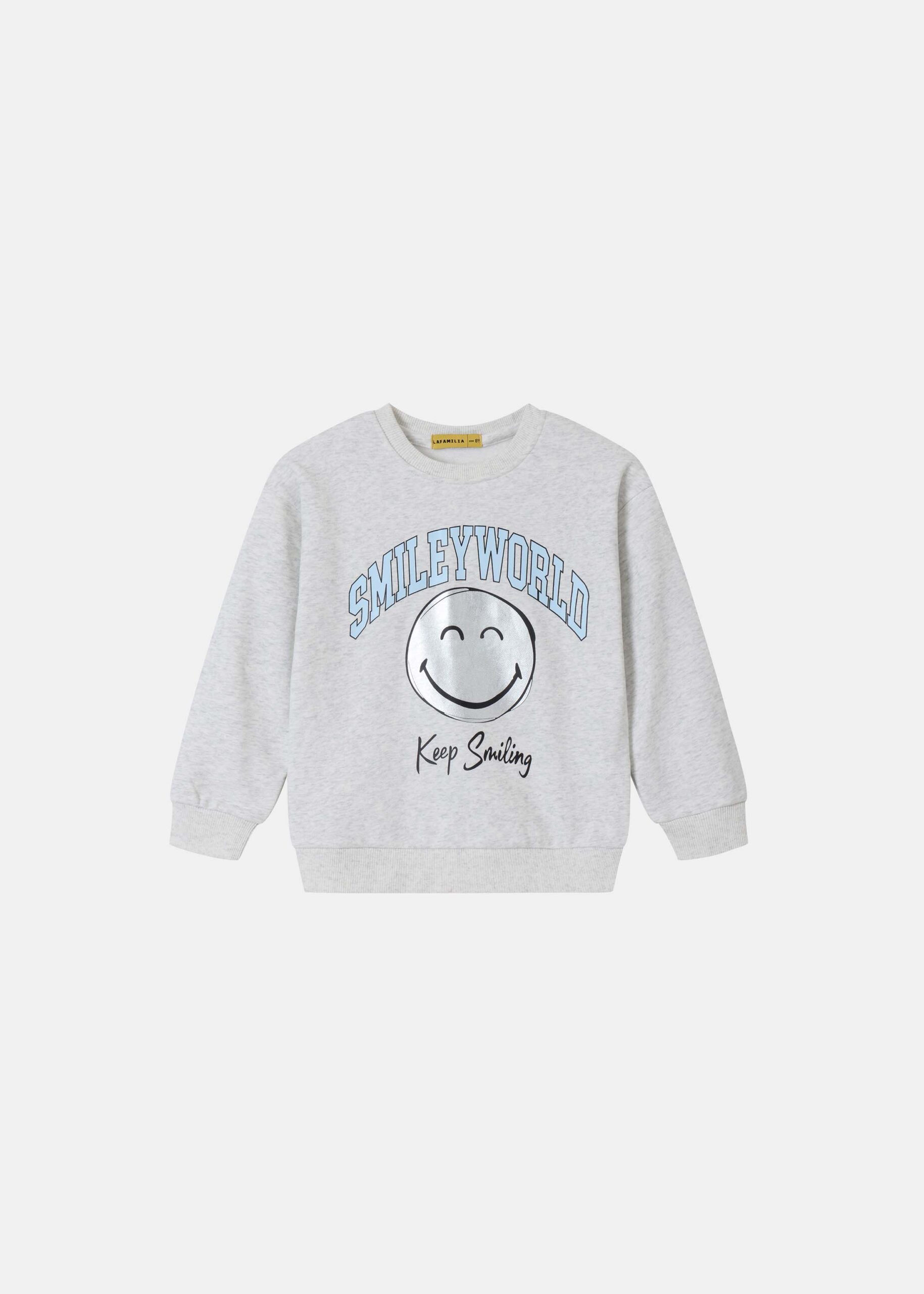 6226416015902-a Kids Girl "Smiley World" Sweatshirt - Image 1